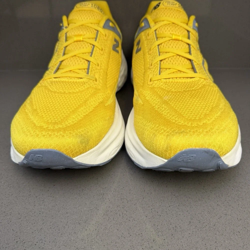 New Balance Fresh Foam X 1080v13 Mens 16 2E Wide Yellow Running Shoes M108013Z